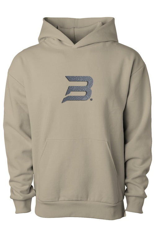 BASE Athlete Grayscale Pullover Hooded Sweatshirt