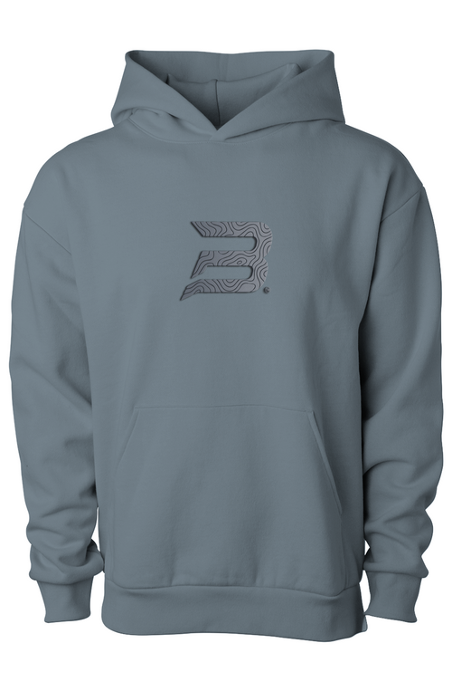 BASE Athlete Grayscale Pullover Hooded Sweatshirt