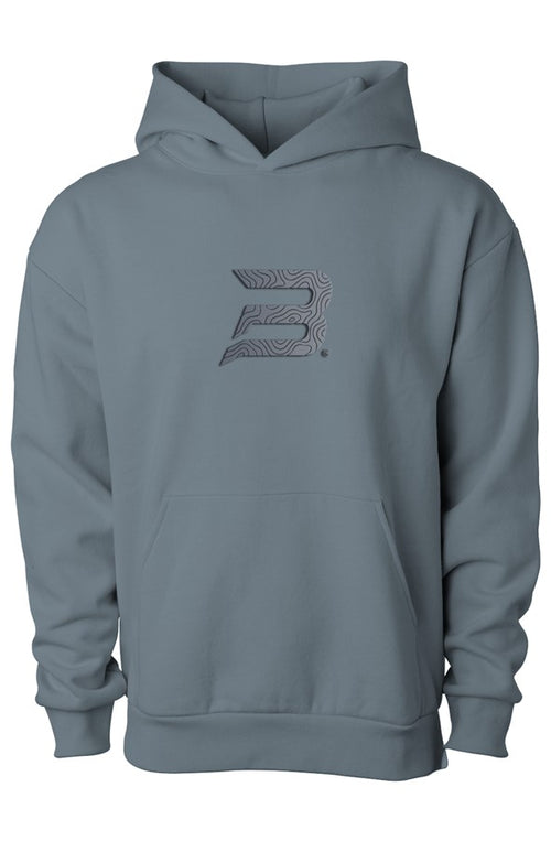 BASE Athlete Grayscale Pullover Hooded Sweatshirt