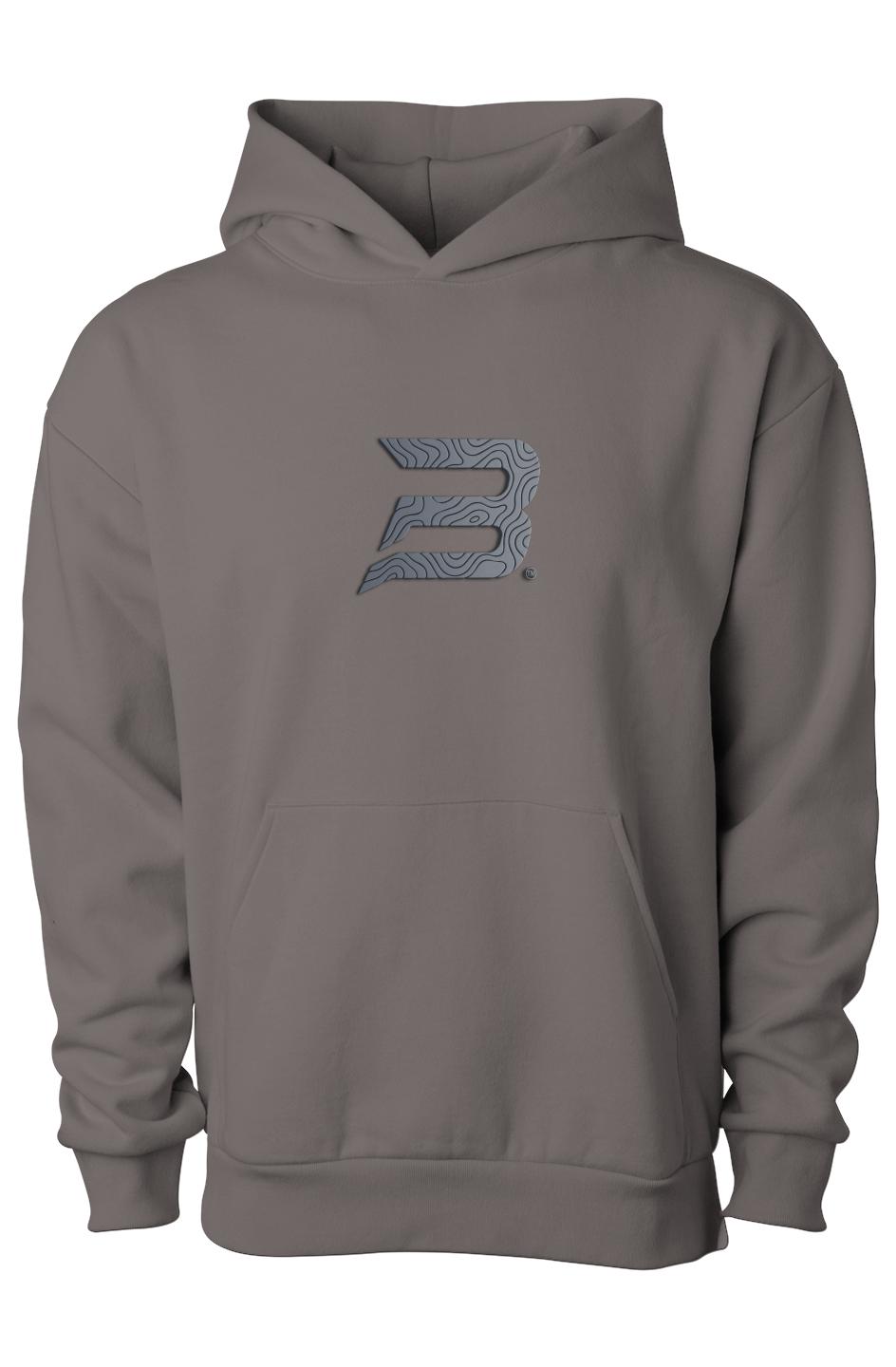 BASE Athlete Grayscale Pullover Hooded Sweatshirt