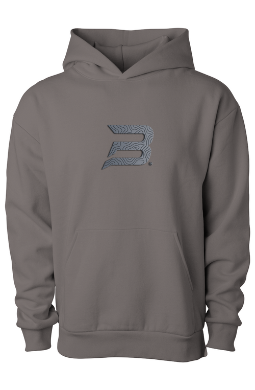 BASE Athlete Grayscale Pullover Hooded Sweatshirt
