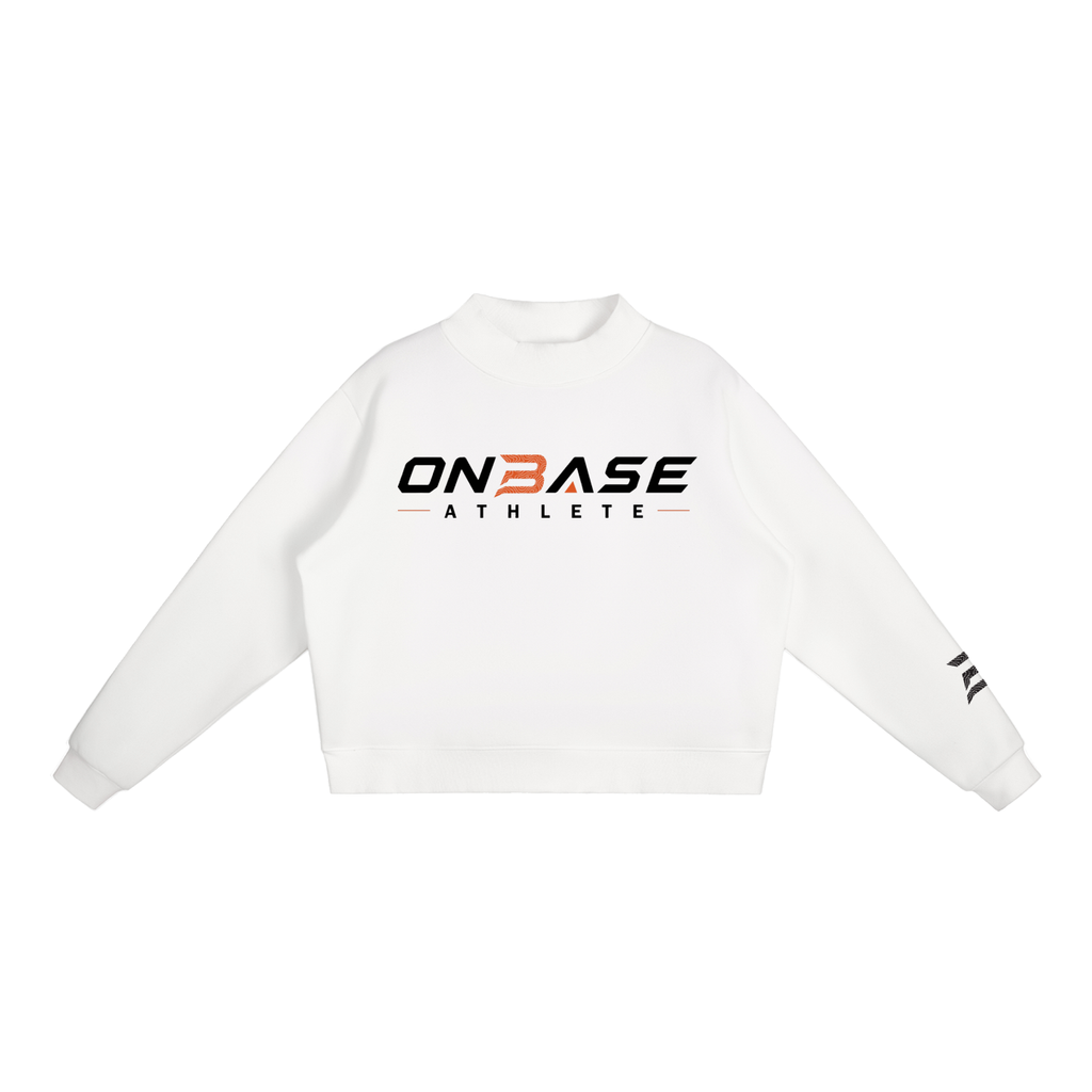 ONBASE Women’s Essential Mock-Neck Crew